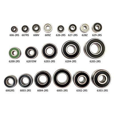 Rodamientos de bolas de ranura profunda de alta velocidad Servicio OEM 6200 10 40 mm con acero cromado GCR15