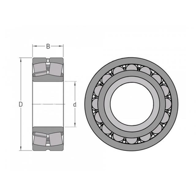 22230 Rodamiento de rodillos esféricos 22320MB W33 22230CC 22230CAK 22230MA OPEN para minería