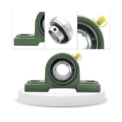 Rodamientos montados de acero cromo GCR15 de pulgadas no estándar UCP210-200D1 para un rendimiento estable