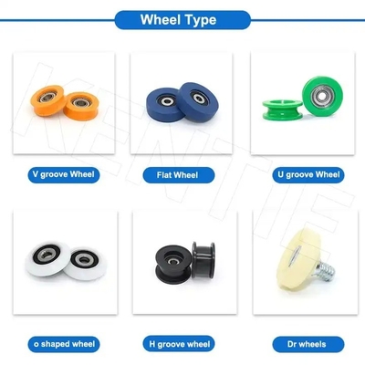 Rodillo POM de ranura profunda 698 Roller de nylon para correr sin problemas en equipos de fitness