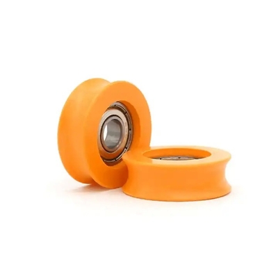 Rodillo POM de ranura profunda 698 Roller de nylon para correr sin problemas en equipos de fitness