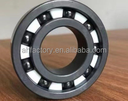 Estructura de bola de ranura profunda Rodamientos cerámicos completos 608 para requisitos de bajo mantenimiento