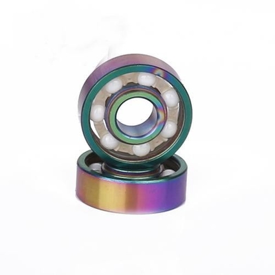 ABEC7/9 personalizado rodamiento de bola de patineta con jaula de cobre y rodamientos de cerámica 608