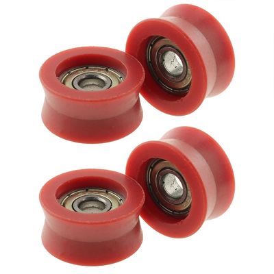 625 Rodamientos de bolas de plástico de alta fricción Sellos de caucho en forma de U Tipo ZZ 5*16*5mm