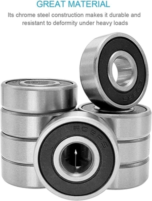 Lubricación con aceite grasa rodamiento de acero cromo 6314RS ZZ C3 para bola de ranura profunda