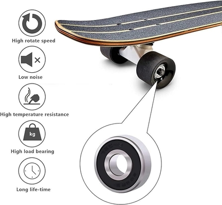 Rodamiento de bola de ranura profunda en miniatura 608 609 623 624 628 629 ZZ RS para patineta