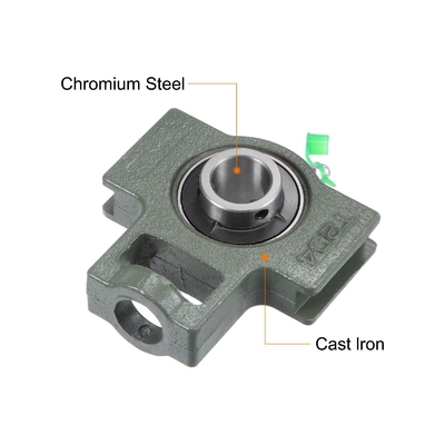 Acero cromado GCR15 Bloque de almohadilla de rodamiento de alta precisión UCT 210 Vibración V1 V2 V3 con vivienda