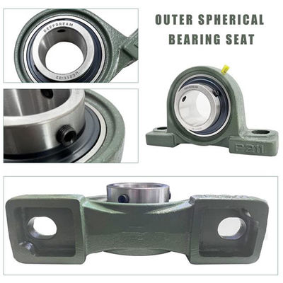 Acero cromado GCr15 Gran carcasa 2-1/2 "bloque de almohada con rodamiento UCP213-40 Nivel de precisión P0P6P5P4P2