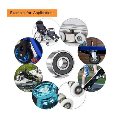 P0 P6 P5 P4 P2 Nivel de precisión fila única 6201-2RS rodamiento de 10*30*9mm con jaula de acero