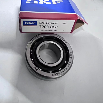 7203BEP Rodamiento de bola de contacto angular de 17*40*12 mm para los requisitos del cliente