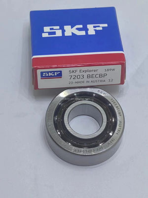 El rodamiento de contacto angular 7203BECBP con clasificación de precisión P5 y larga vida producida