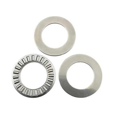 Acero cromado GCR15 rodamiento de rodillo de aguja de empuje plano para tienda de alimentos 35 * 52 * 2mm AXK3552