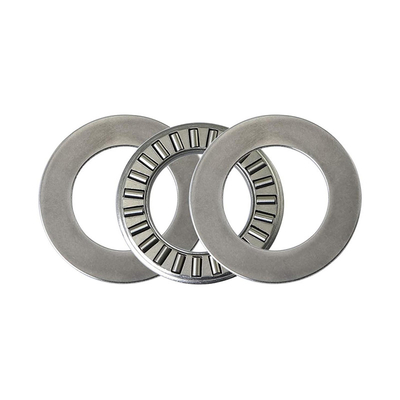 Acero cromado GCR15 rodamiento de rodillo de aguja de empuje plano para tienda de alimentos 35 * 52 * 2mm AXK3552