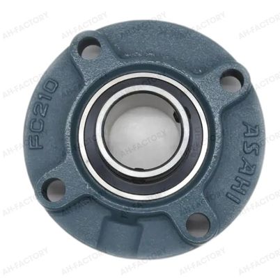 Rodamiento de bloque de almohada de acero cromado GCR15 para una operación fluida UCFC libre de mantenimiento