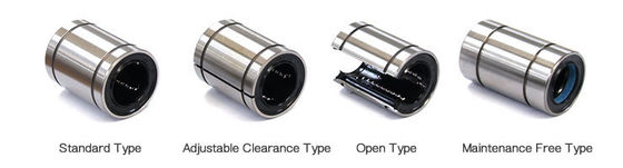 Grasa de aceite LM8UU Arbusto lineal CNC Rodamientos de bolas lineales para varillas Liner Rail Partes del eje lineal