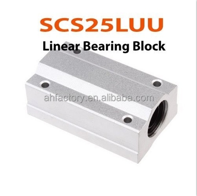 SCS25LUU Rodamiento lineal de 25 mm para router CNC Rodamiento de bola de movimiento lineal de tipo largo