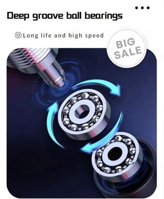 Rendimiento estable y voz baja 6416 rodamiento de bola radial de ranura profunda 80x200x48mm