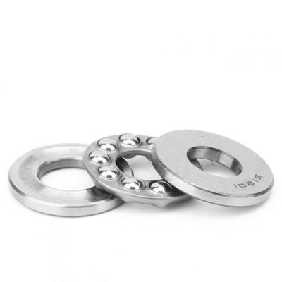 Material GCr15 Serie 51200 Rodamiento de bolas de empuje de doble dirección para un funcionamiento sin problemas