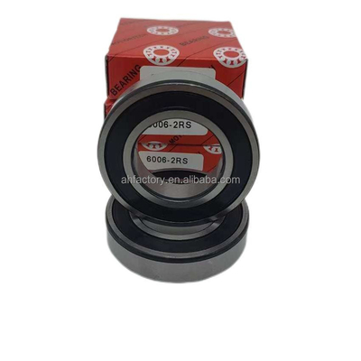 Los rodamientos de bolas de ranura profunda para motocicletas 6006-2RS Cage de cobre y certificados ISO9001 2008