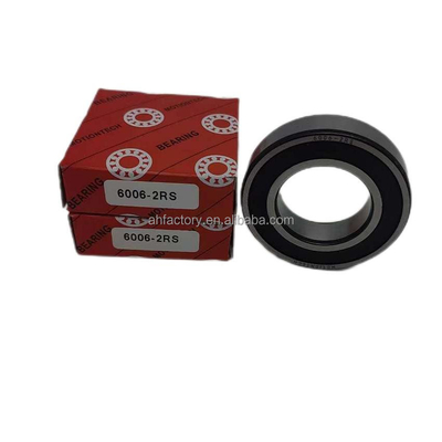 Los rodamientos de bolas de ranura profunda para motocicletas 6006-2RS Cage de cobre y certificados ISO9001 2008
