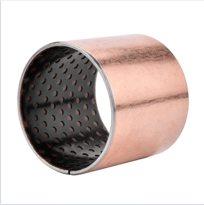 Métrico Plain Sinterizado de Bronce Bush rodamiento 35 * 68 * 55 mm para el ámbito de negocio en marrón