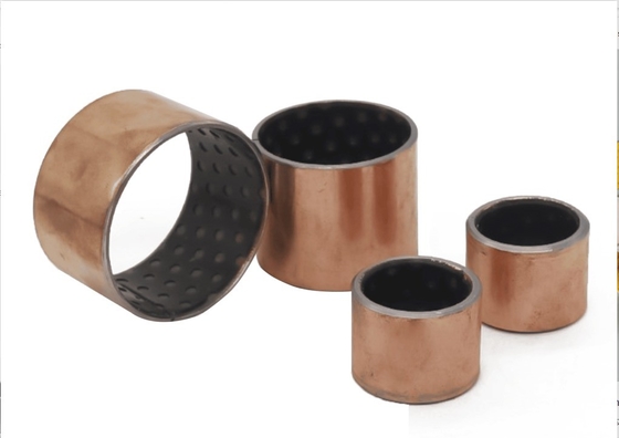 Métrico Plain Sinterizado de Bronce Bush rodamiento 35 * 68 * 55 mm para el ámbito de negocio en marrón
