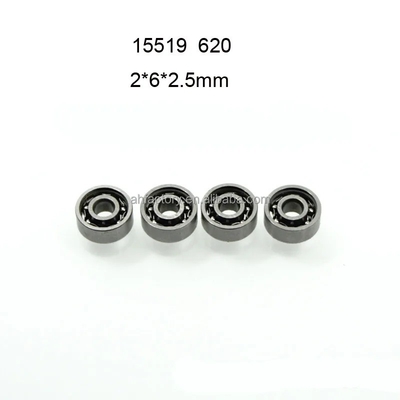 Acero cromado GCR15 MR62-2RS rodamiento de bolas de ranura profunda 2 * 6 * 2.5 mm para embalaje de logotipo personalizado