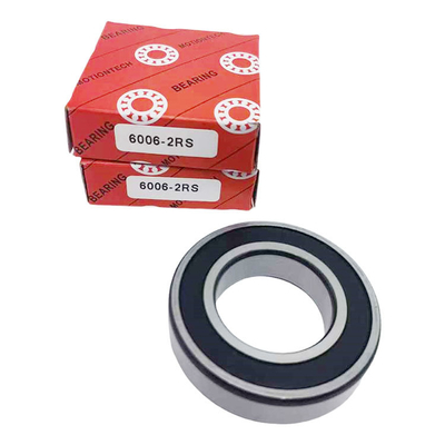 Rodamientos de bolas de ranura profunda 6006-2RS Estructura profunda para sus necesidades comerciales