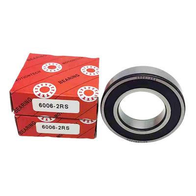Rodamientos de bolas de ranura profunda 6006-2RS Estructura profunda para sus necesidades comerciales