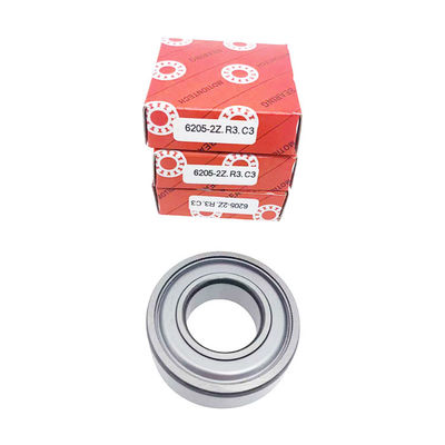 Estructura Los rodamientos de bolas de ranura profunda 6205-2Z/C3 para los requisitos del cliente