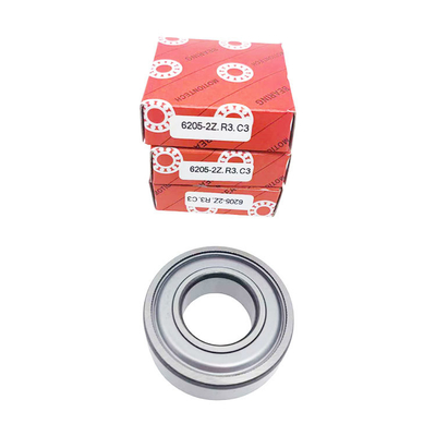 Los rodamientos de bolas de ranura profunda de tamaño 0-25mm 6205-2Z/C3 con certificación ISO9001 2008