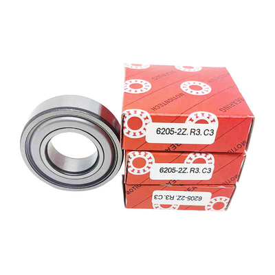 Los rodamientos de bolas de ranura profunda de tamaño 0-25mm 6205-2Z/C3 con certificación ISO9001 2008