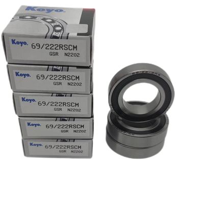 Rodamiento de bola de ranura profunda no estándar 69/22-2RS 22*39*9mm con sellos tipo 2RS y bola