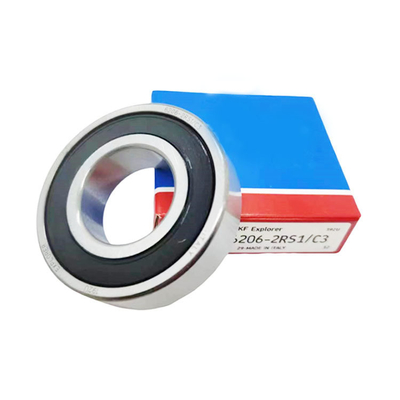 Los rodamientos de bolas de ranura profunda 6206-2RS1/C3 para automóviles y tractores