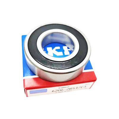 Los rodamientos de bolas de ranura profunda 6206-2RS1/C3 para automóviles y tractores
