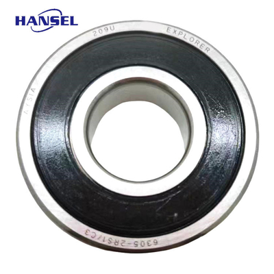 Los rodamientos de bolas de ranura profunda certificados ISO9001 2008 6305-2RS1/C3 para aplicaciones en tractores