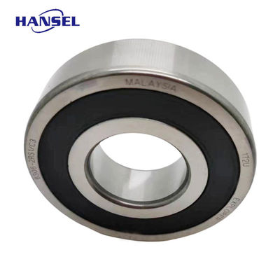 Los rodamientos de bolas de ranura profunda de doble fila 6306-2RS/C3 para alta temperatura