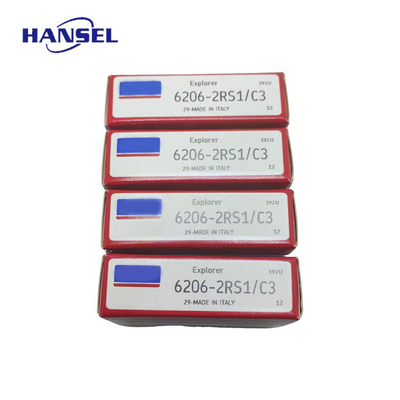 Tamaño de perforación 0 30 mm S K F Rodamientos de bolas de ranura profunda 6206-2RS1/C3 para el rendimiento