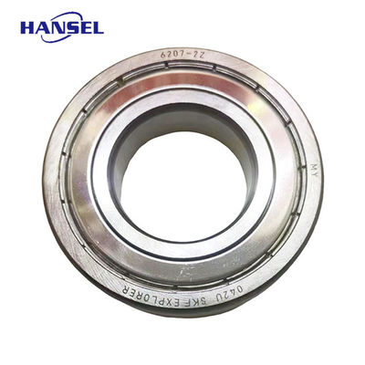 Rodamientos de bolas de ranura profunda de la serie 6207 ZZ para máquinas de construcción de tractores de automóviles