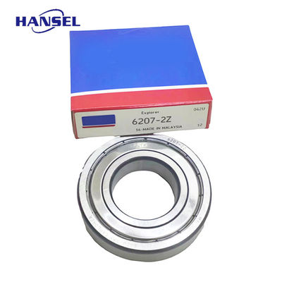 Rodamientos de bolas de ranura profunda de la serie 6207 ZZ para máquinas de construcción de tractores de automóviles