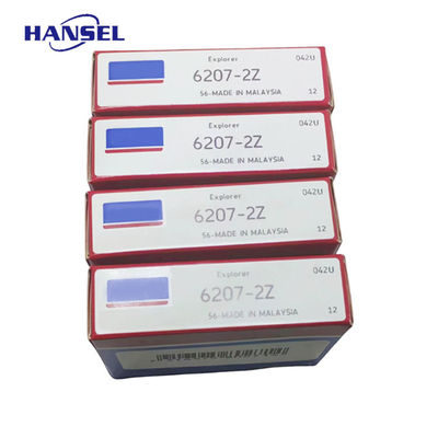 Rodamientos de bolas de ranura profunda de la serie 6207 ZZ para máquinas de construcción de tractores de automóviles