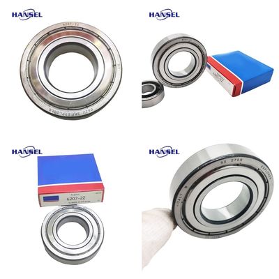 Rodamientos de bolas de ranura profunda de la serie 6207 ZZ para máquinas de construcción de tractores de automóviles