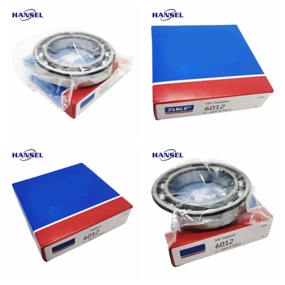 Z1V1 Vibración y tamaño de perforación de 0-60 mm SKF 6012 rodamientos de bolas de ranura profunda de doble fila