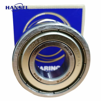 6204-2Z/C3 S.K.F. Rodamiento de bolas de ranura profunda con jaula de nylon resistente y ligera