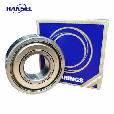 Rodamientos de bolas de ranura profunda de jaula de nylon 6204-2Z/C3 para durabilidad y rendimiento