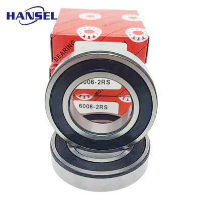 Los rodamientos de bolas de ranura profunda 6006-2RS, con clasificación de precisión P6 y envío rápido, son aptos para el servicio