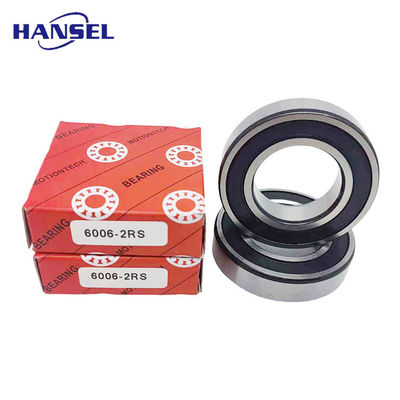Los rodamientos de bolas de ranura profunda 6006-2RS, con clasificación de precisión P6 y envío rápido, son aptos para el servicio