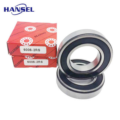 Los rodamientos de bolas de ranura profunda 6006-2RS, con clasificación de precisión P6 y envío rápido, son aptos para el servicio