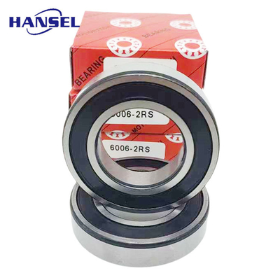 Estructura de ranura profunda Rodamientos de bolas de doble fila 6006-2RS para automóviles y tractores