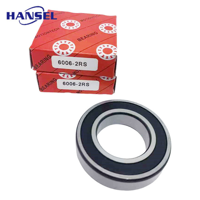 Estructura de ranura profunda Rodamientos de bolas de doble fila 6006-2RS para automóviles y tractores